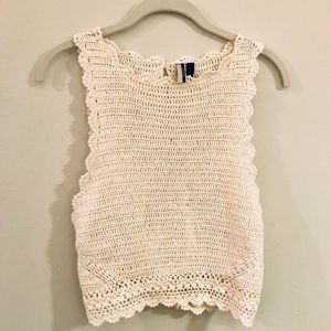 Nordstrom Topshop Knit Crop Top